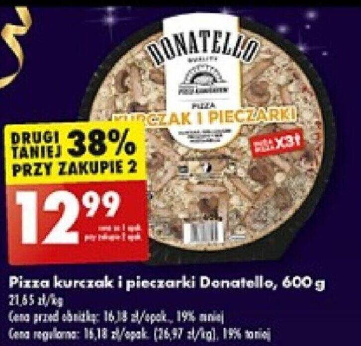 Promocja Pizza Kurczak I Pieczarki Donatello G Biedronka