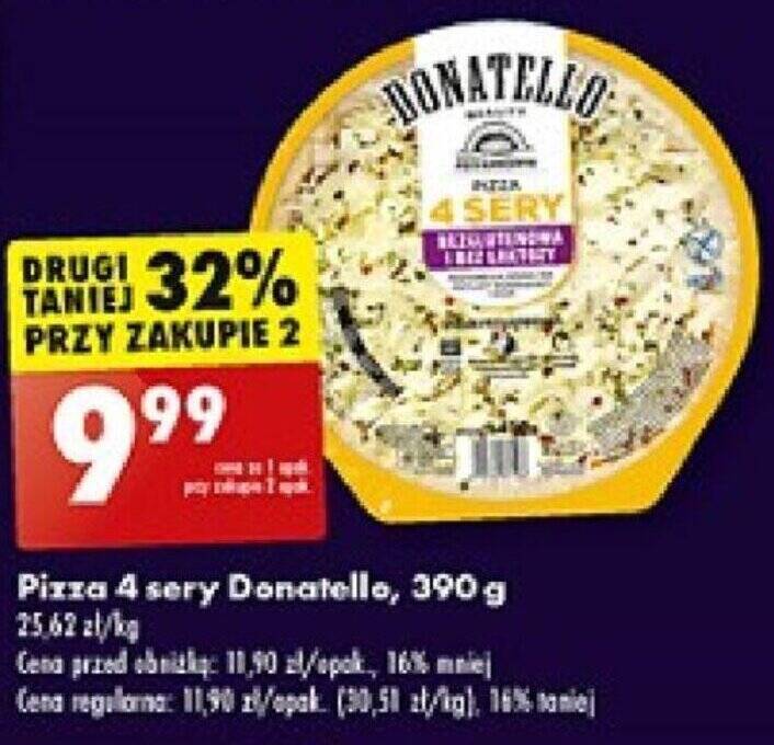 Promocja Pizza Sery Donatello G Biedronka