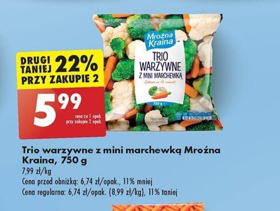 Promocja Mro Na Kraina Trio Warzywne Z Mini Marchewk G W Biedronka