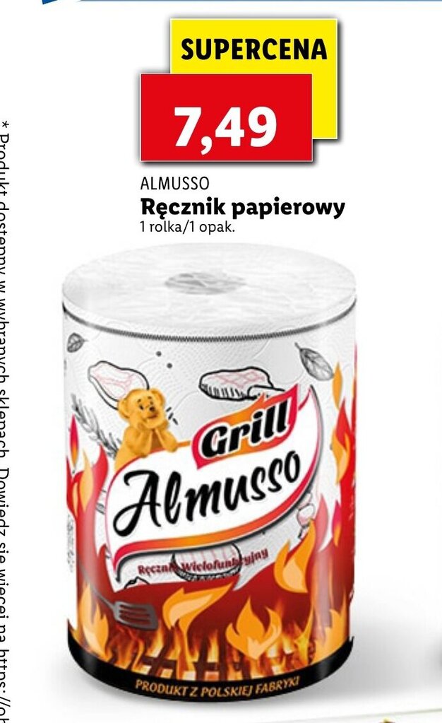 Promocja Ręcznik papierowy 1rolka w Lidl