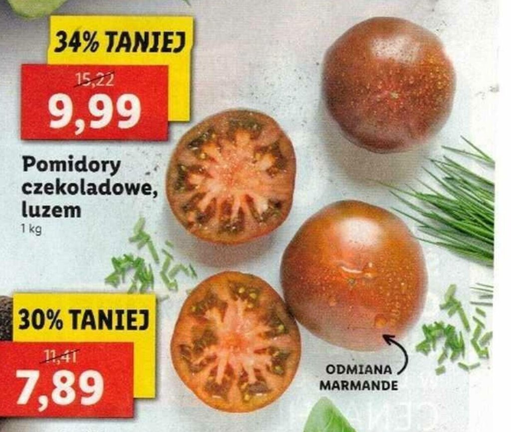 Promocja Pomidory Czekoladowe 1kg W Lidl