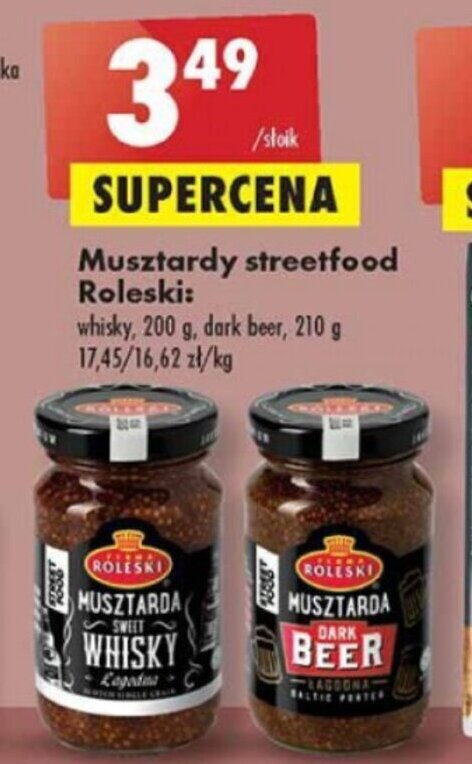 Promocja Musztarda Streetfood Roleski G Biedronka