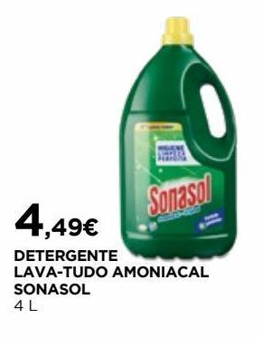 Promo O Detergente L Quido Sonasol Em El Corte Ingl S