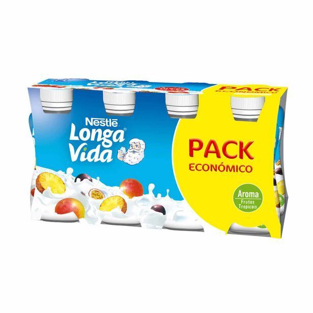 Promoção Iogurte líquido longa vida frutos tropicais pack 8 em Pingo Doce