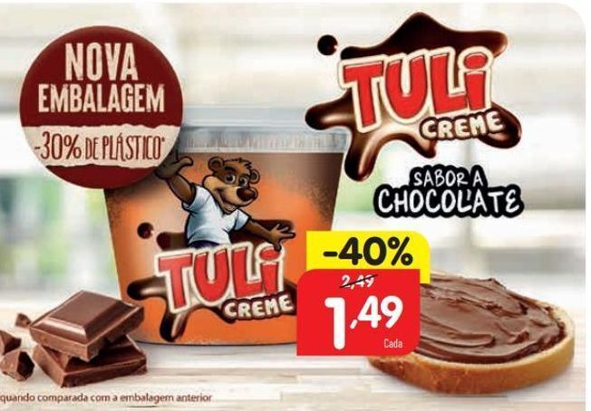 Promo O Creme De Chocolate Tulicreme Em Minipre O