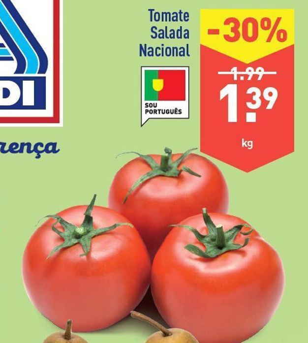 Promoção Tomate para salada em ALDI