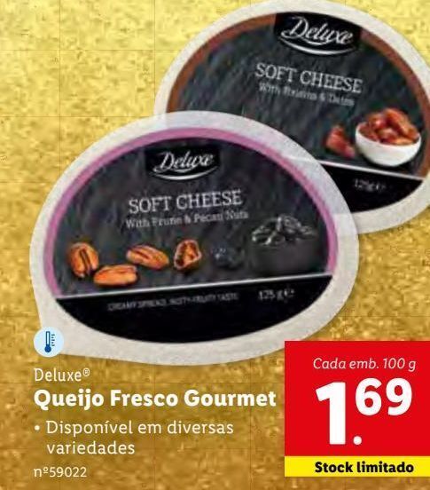 Promoção Queijo fresco deluxe em Lidl