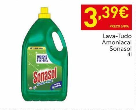 Promoção Detergente líquido sonasol em Recheio