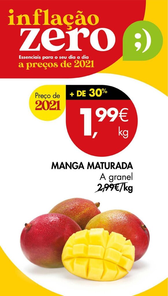 Promo O Manga Maturada A Granel Kg Em Pingo Doce