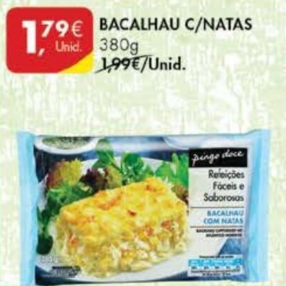 Promo O Bacalhau C Natas G Em Pingo Doce