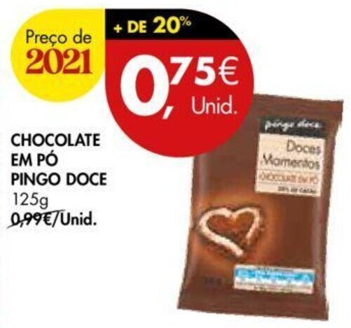 Promo O Chocolate Em P Pingo Doce G Em Pingo Doce