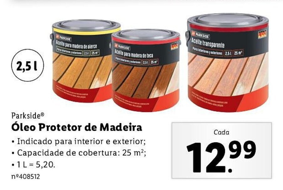 Promo O Parkside Leo Protetor De Madeira Em Lidl