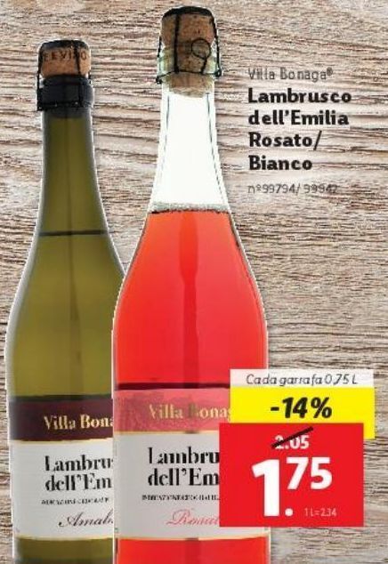 Promo O Lambrusco Em Lidl