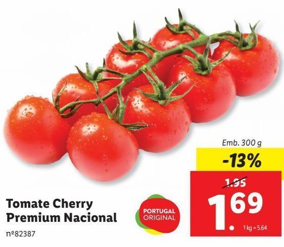 Promoção Tomate cherry em Lidl