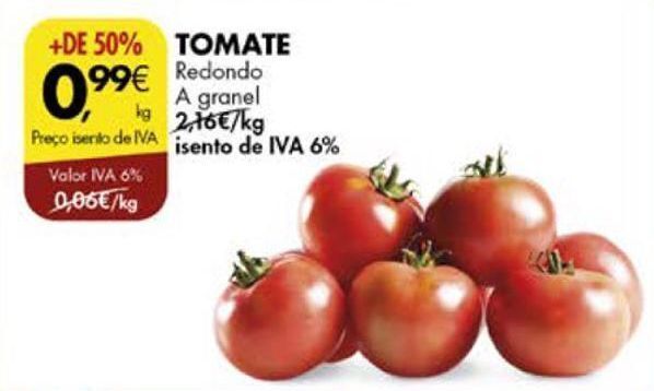 Promoção Tomate em Pingo Doce