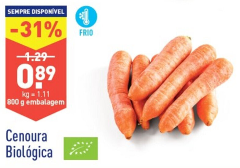 Promo O Cenoura Biol Gica G Em Aldi