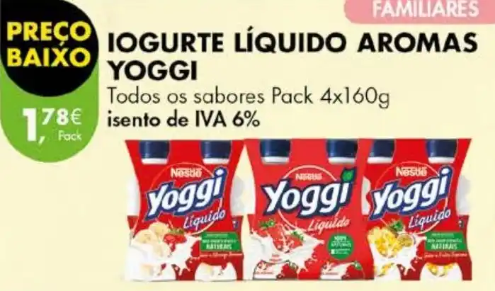 Promo O Iogurte L Quido Aromas Yoggi Todos Os Sabores Pack X G Em