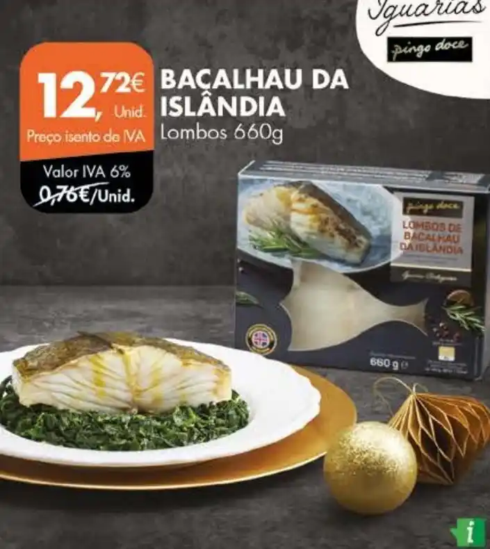 Promo O Bacalhau Da Isl Ndia Lombos G Em Pingo Doce