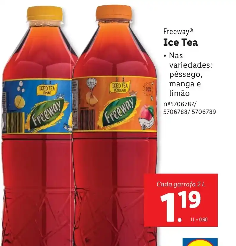 Promoção Freeway Ice Tea em Lidl