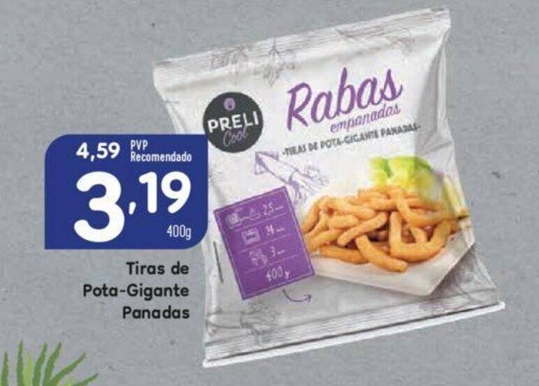 Promoção Tiras de Pota Gigante Panadas em Minipreço