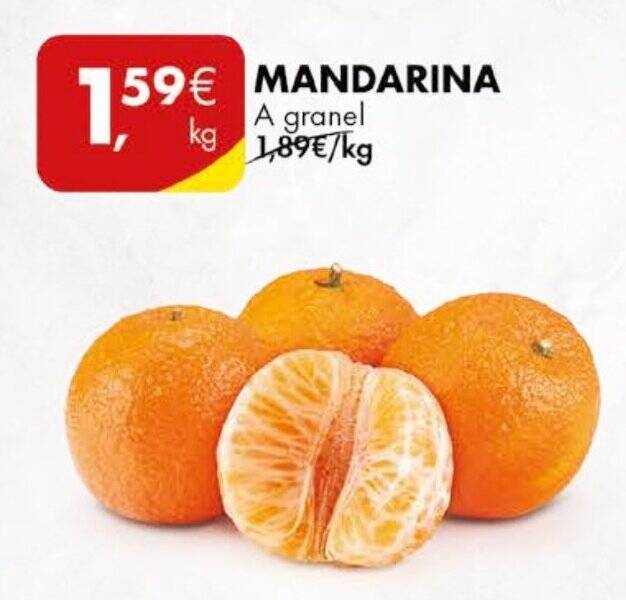 Promoção MANDARINA A granel kg em Pingo Doce