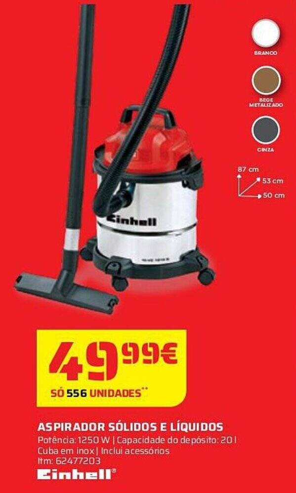 Promoção ASPIRADOR SÓLIDOS E LÍQUIDOS Einhell em Bricomarché