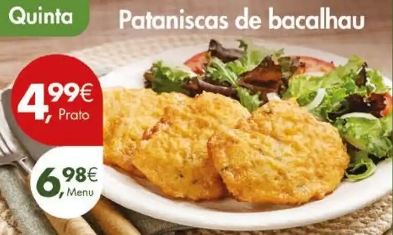 Promo O Pataniscas De Bacalhau Em Pingo Doce