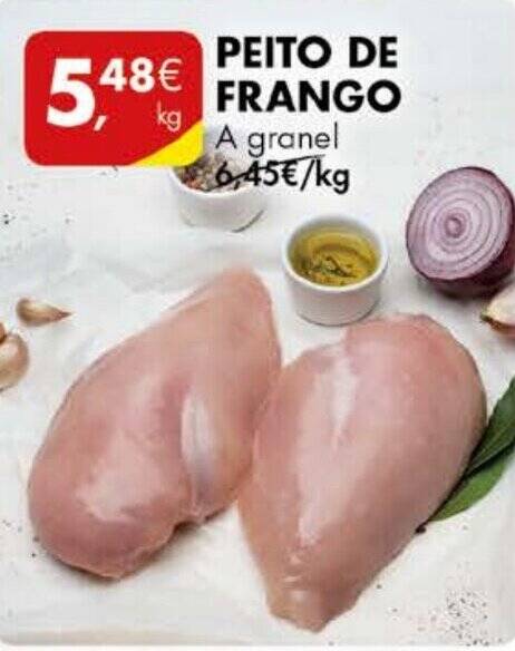 Promoção PEITO DE FRANGO A granel kg em Pingo Doce