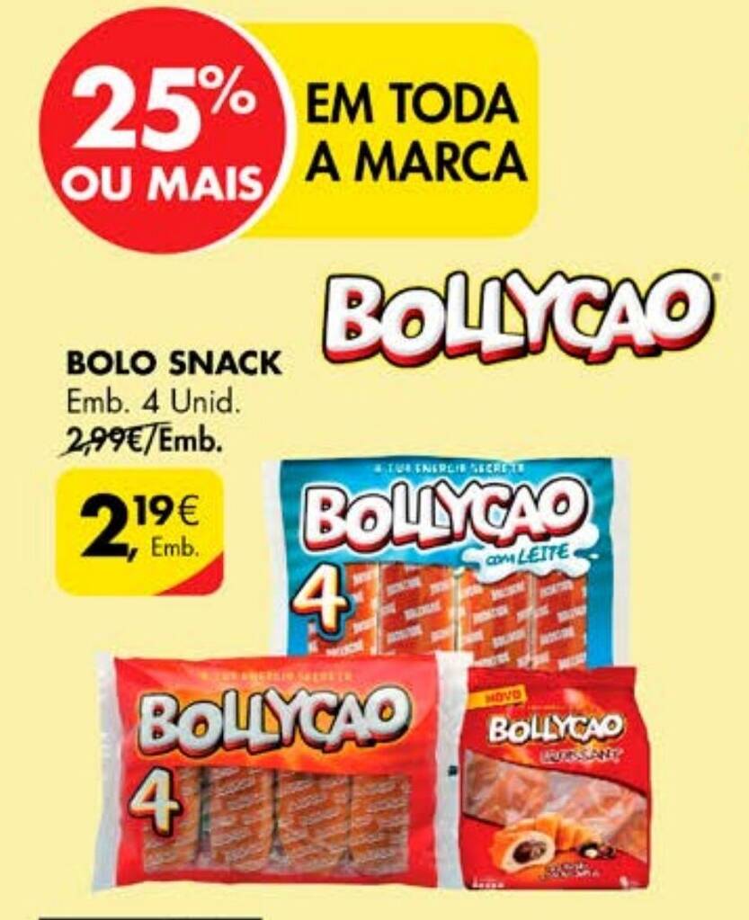 Promo O Bolo Snack Emb Unid Em Pingo Doce