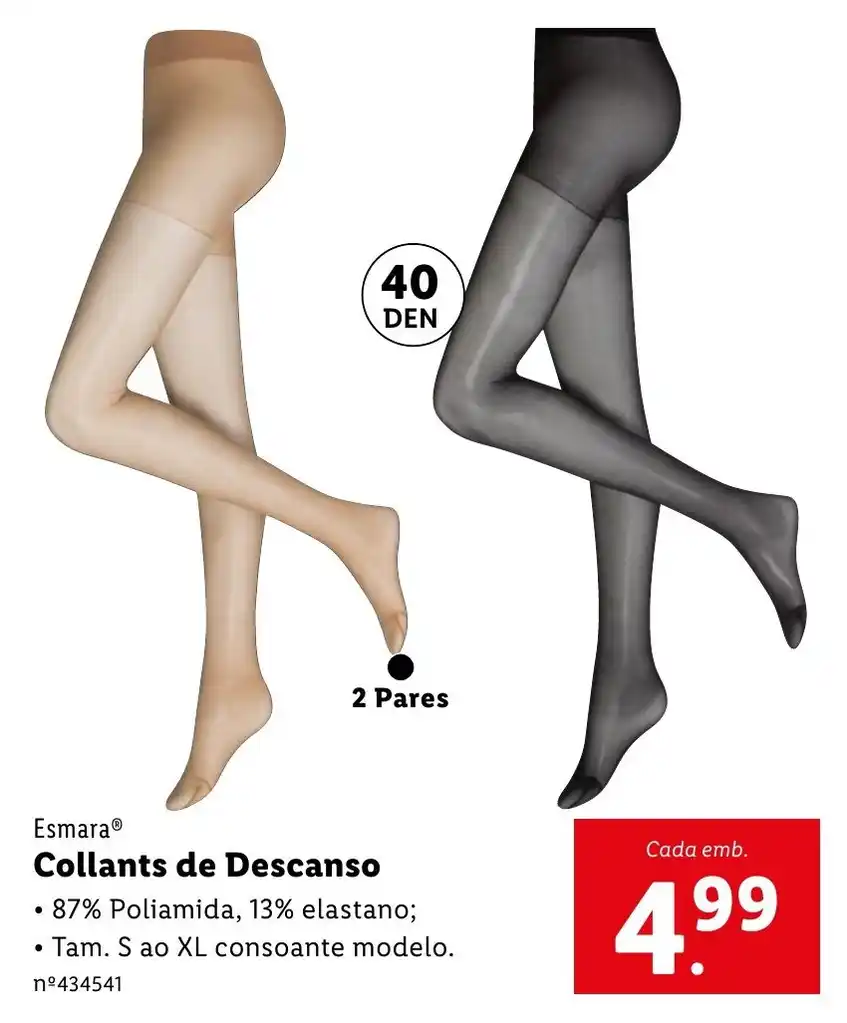 Promo O Esmara Collants De Descanso Em Lidl