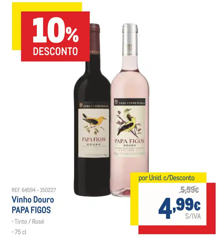 Promo O Vinho Douro Papa Figos Cl Em Makro