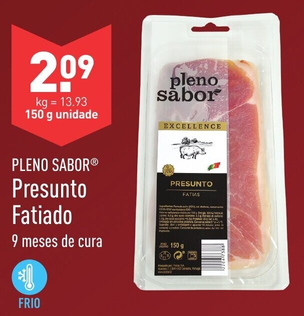 Promo O Pleno Sabor Presunto Fatiado G Em Aldi