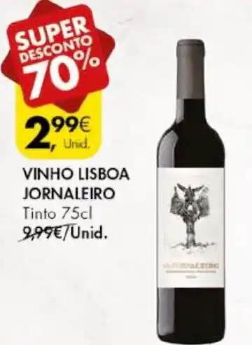 Promo O Vinho Lisboa Jornaleiro Tinto Cl Em Pingo Doce