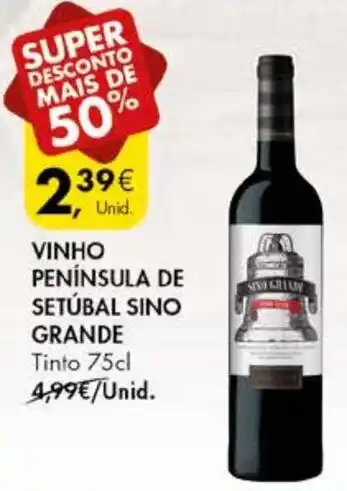 Promo O Vinho Pen Nsula De Set Bal Sino Grande Tinto Cl Em Pingo Doce