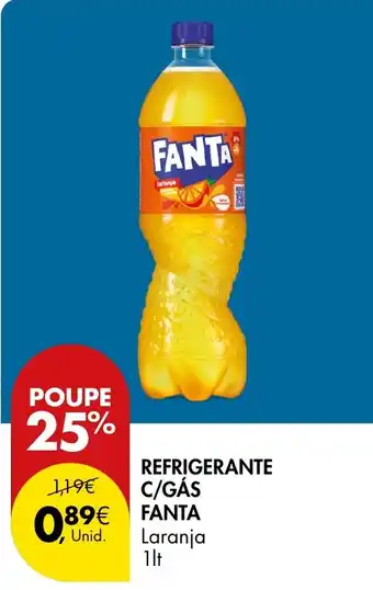 Promoção REFRIGERANTE C GÁS FANTA laranja 1lt em Pingo Doce