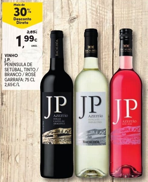 Promo O Vinho J P Cl Em Continente