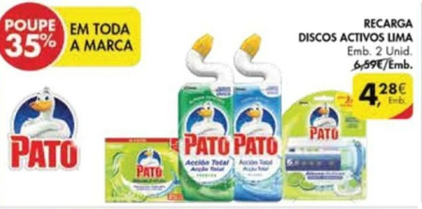 Promo O Pato Recarga Discos Activos Lima Unid Em Pingo Doce