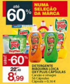 Promoção Detergente lavalouça super pop em E Leclerc