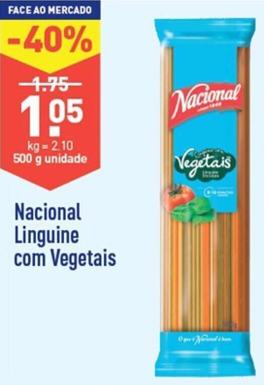 Promo O Nacional Liguine Vegetais G Em Aldi