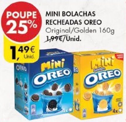 Promo O Mini Bolachas Recheadas Oreo G Em Pingo Doce