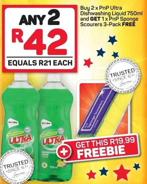 Pnp Ultra Dishwashing Liquid Ml Offer At Pick N Pay Liquor