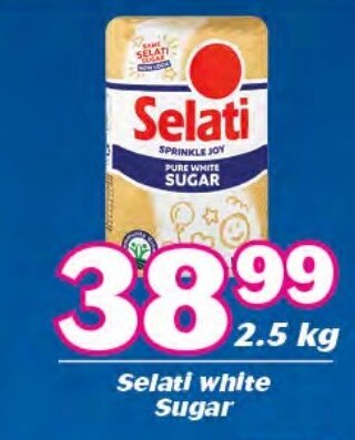 Selati White Sugar 2 5kg Offer At Cambridge Food