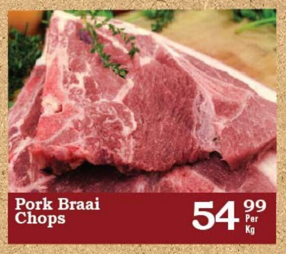 Pork Braai Chops Offer At Oxford Freshmarket