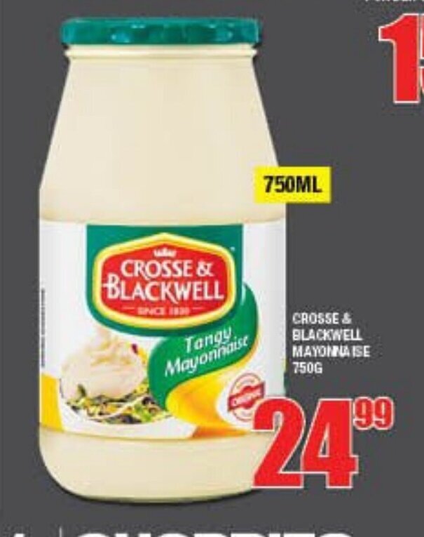 Crosse Blackwell Mayonnaise G Offer At Choppies