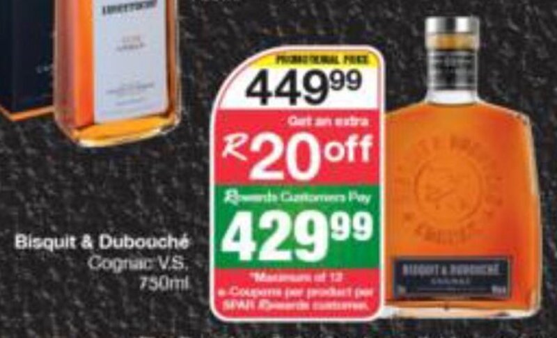 Bisquit Dubouche Cognac V S Ml Offer At Spar Tops