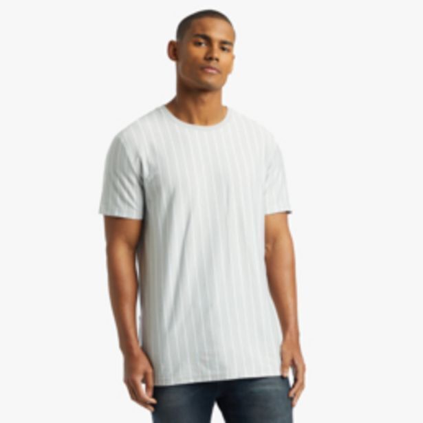 Mkm Grey Vertical Pinstripe T Shirt Offer At Markham