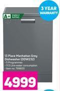 Defy 13 Place Manhattan Grey Dishwasher Ddw232 Offer At Game