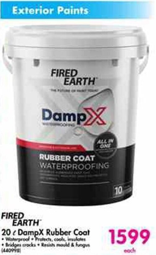 Fired Earth Dampx Rubber Coat L Offer At Makro