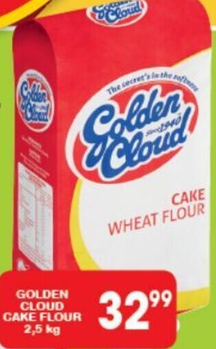 Golden Cloud Cake Flour 2 5kg Offer At Giant Hyper