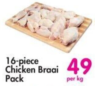 16 Piece Chicken Braai Pack Per Kg Offer At Makro